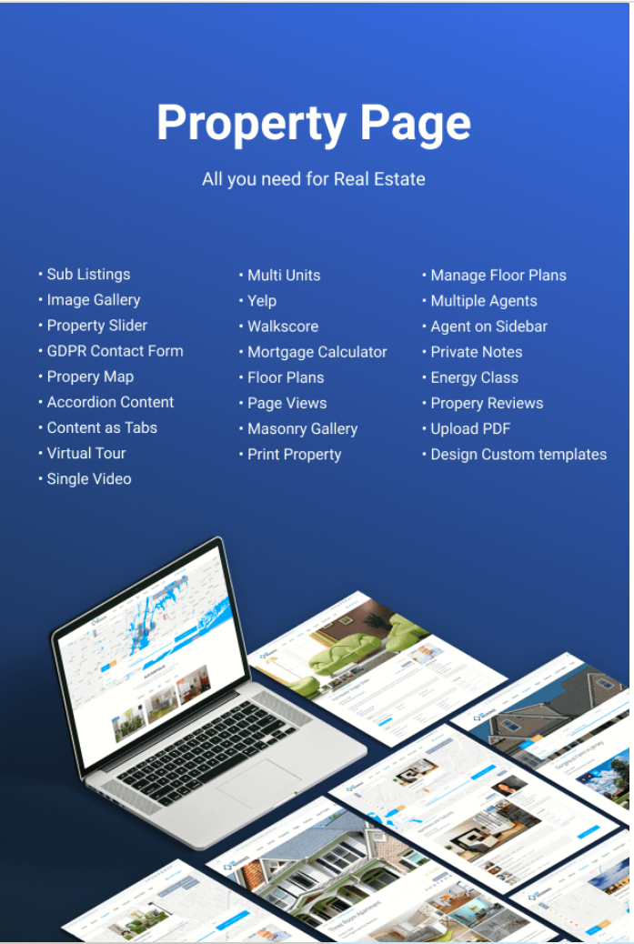Residence Theme Real Estate WordPress Website WP GPL Real Estate Residence Theme Real Estate WordPress Website WP GPL