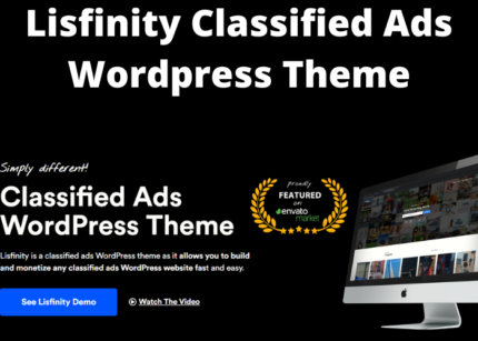 Lisfinity Theme Classified Ads Websites WP GPL Theme-V1.3.0