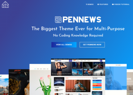 PenNews Theme Multi-Purpose WordPress WP GPL Theme-V6.6.4