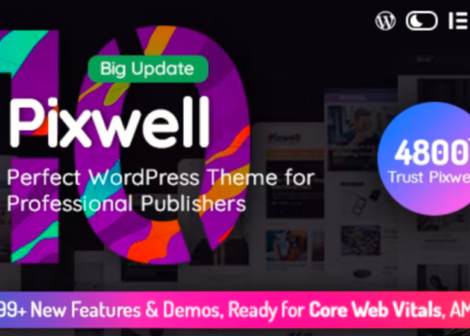 Pixwell Theme Modern Magazine WP GPL Theme-V10.2
