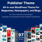 Publisher Theme Magazine Blog Newspaper WP GPL Theme-V7.11.0