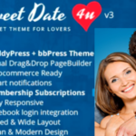 Sweet Date Theme Dating Website WP GPL Theme- V3.7.2