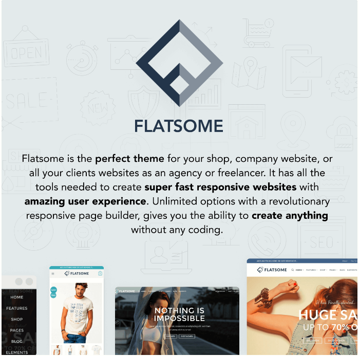 flatsome1 Flatsome Theme Multi-Purpose WooCommerce WP GPL Theme