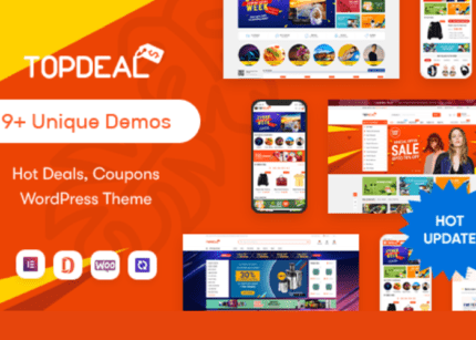 TopDeal Theme WP GPL – Multi-Vendor Marketplace