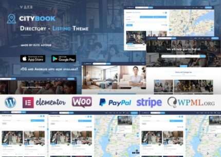  CityBook Theme WP GPL Directory & Listing WordPres Theme