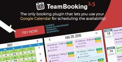 Team Booking Plugin WP GPL Booking System Plugin