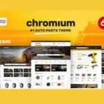 Chromium WP GPL Theme Auto Parts Shop WordPress Woo Commerce