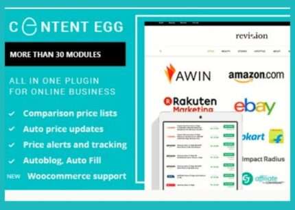 Content Egg pro WP GPL All in one plugin for Affiliate Website