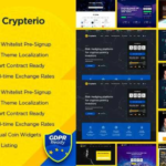 Crypterio WP GPL Theme – ICO Landing Page and Cryptocurrency WordPress Website