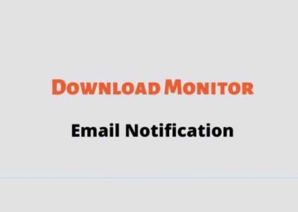 Download Monitor Email Notification WP GPL Extension