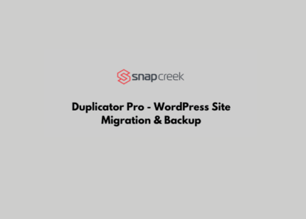 Duplicator Pro WP GPL – WordPress Site Migration & Backup