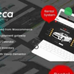 Ireca Theme GPL Car Rental Boat, Bike, Vehicle, Calendar WordPress Theme