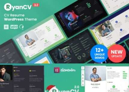 RyanCV Resume WordPress Theme