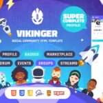 Vikinger Theme WP GPL BuddyPress