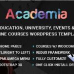 Academia Theme WP GPL – Education Center WordPress Websites