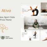 Ativo Theme - Pilates Yoga WordPress WP GPL Theme