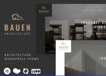 Bauen Theme WP GPL – Architecture, Interior WordPress Theme