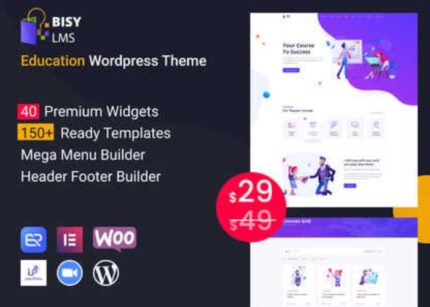 Bisy Theme WP GPL – Education WordPress Theme