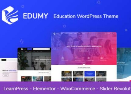 Edumy Theme WP GPL – LMS Online Education Course Theme