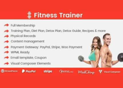 Fitness Trainer Plugin WP GPL – Training Membership Plugin