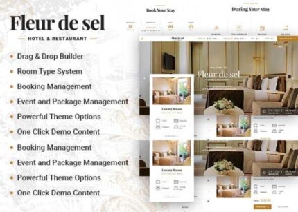 Fleurdesel WP GPL Theme Hotel Booking