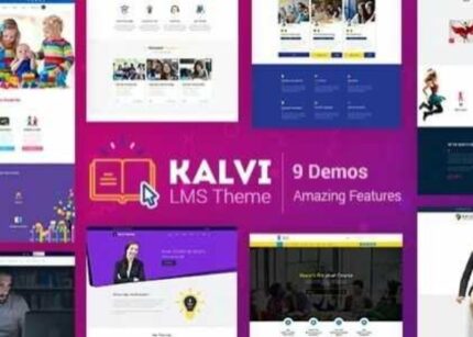 Kalvi Theme WP GPL – LMS Education WordPress Theme
