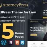 Attorney Press Theme WP GPL – Lawyer WordPress Theme