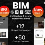 BIM Theme WP GPL – Architecture & Interior Design Elementor WordPress Theme