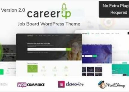 CareerUp Theme WP GPL Job Board WordPress Theme