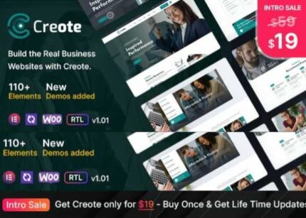 Creote Theme WP GPL – Consulting Business WordPress Theme