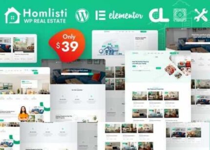 Homlisti Theme WP GPL – Real Estate WordPress Theme + RTL