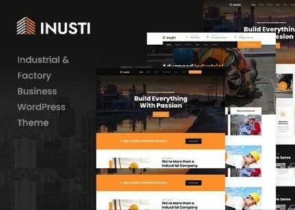 Inusti Theme WP GPL – Factory & Industrial WordPress Theme