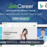 JobCareer Theme WP GPL Job Board Responsive WordPress Websites
