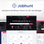 Jobhunt Theme WP GPL Job Board WordPress Websites