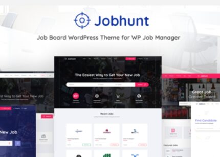 Jobhunt Theme WP GPL Job Board WordPress Websites