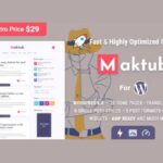Maktub Theme GPL– Minimal & Lightweight Blog for WordPress