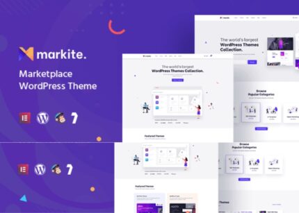 Markite Theme WP GPL – Digital Marketplace WordPress Website