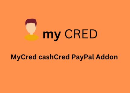 MyCred cashCred PayPal Addon WP GPL
