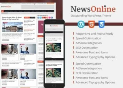 MyThemeShop NewsOnline WordPress Theme WP GPL