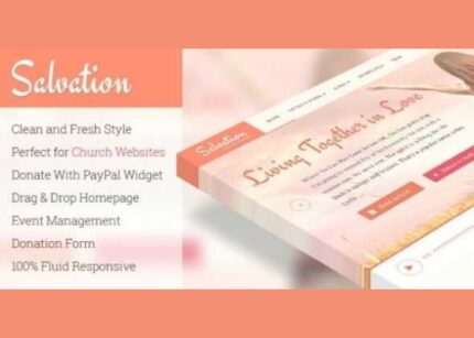 MyThemeShop Salvation Theme WPGPL Responsive Church WordPress Theme