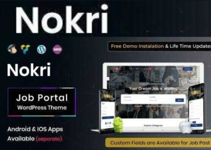 Nokri Theme WP GPL – Job Board WordPress Theme