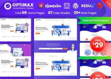 Optimax Theme WP GPL – SEO & Marketing WordPress Website