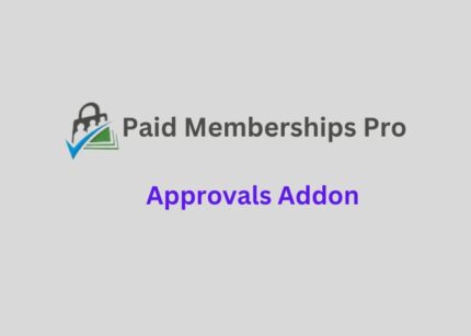 Paid Memberships Pro Approvals Addon WP GPL