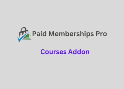 Paid Memberships Pro Courses Addon WP GPL