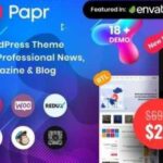 Papr Theme WP GPL – News Magazine WordPress Theme