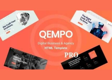 Qempo Theme WP GPL – Digital Agency Services WordPress Theme