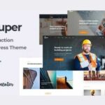 Quper Theme WP GPL Construction and Architecture WordPress Theme