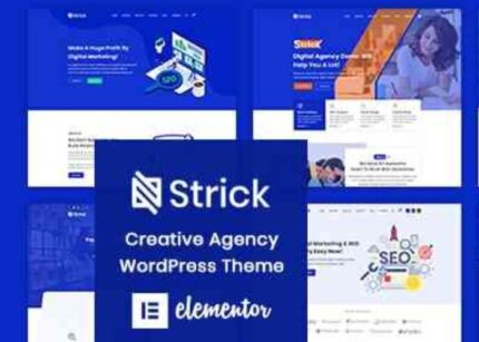Strick Theme WP GPL – Creative Agency WordPress Websites