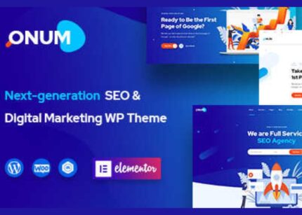 Onum Theme WP GPL– SEO & Marketing Elementor WP Theme