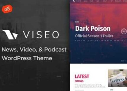 Viseo Theme WP GPL – News, Video, & Podcast Theme
